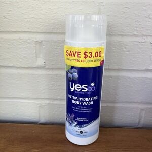 YES TO Blueberries Ultra Hydrating  Body Wash 16.9 Fl Oz Rare‎